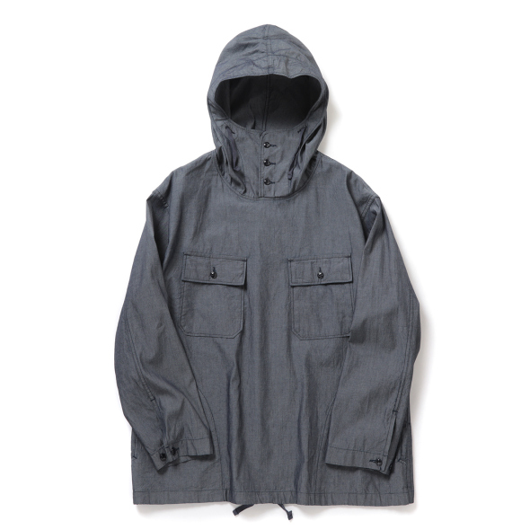 レア別注【ENGINEERED GARMENTS】Cagoule Shirt フーディ デニム ENGINEERED GARMENTS / エンジニアドガーメンツ | Cagoule Shirt