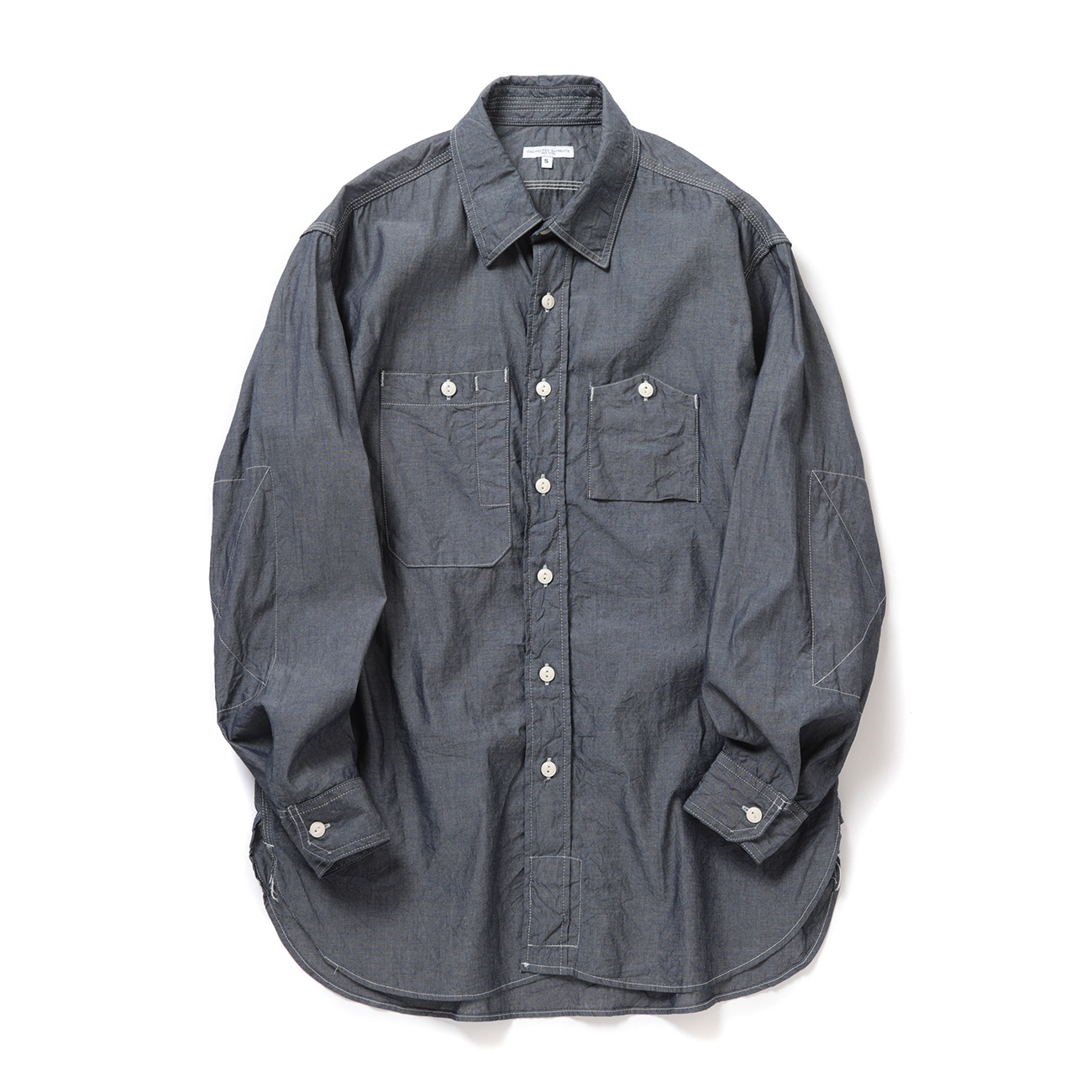engineered garments ナイロン素材シャツ サイズL USA製 engineered garments ナイロン素材シャツ サイズL USA製 engineered