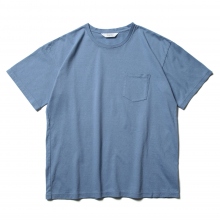 FUJITO / フジト | C/N Pocket T-Shirt - Blue Gray