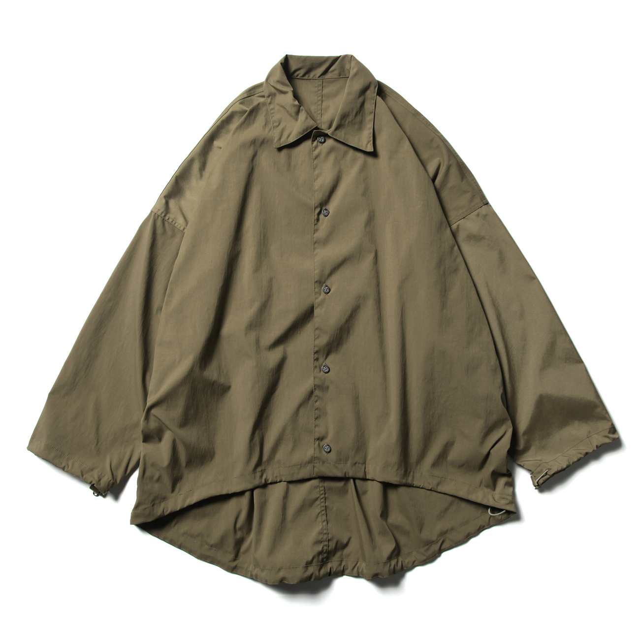 TASLAN NYLON / LONG SLEEVE SHIRTS - Khaki