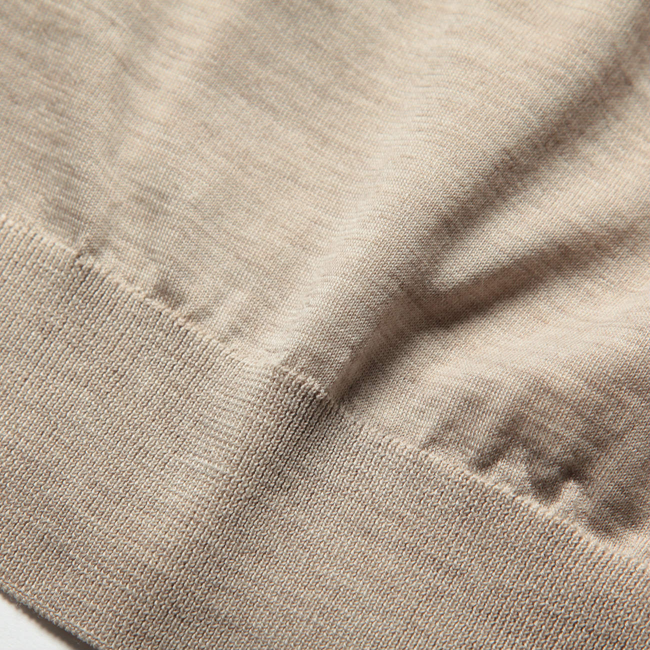 URU / ウル | 21GAUGE / CREW NECK KNIT CARDIGAN - L.Beige | 通販 