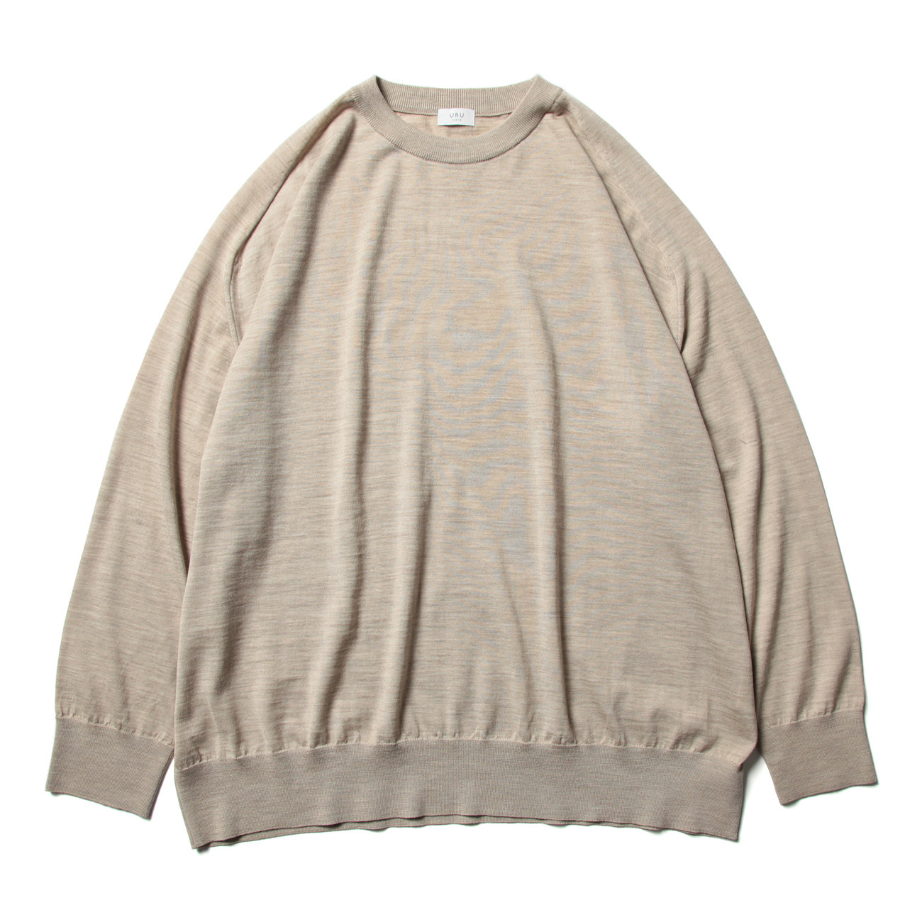 URU / ウル | 21GAUGE / CREW NECK KNIT - L.Beige | 通販 - 正規