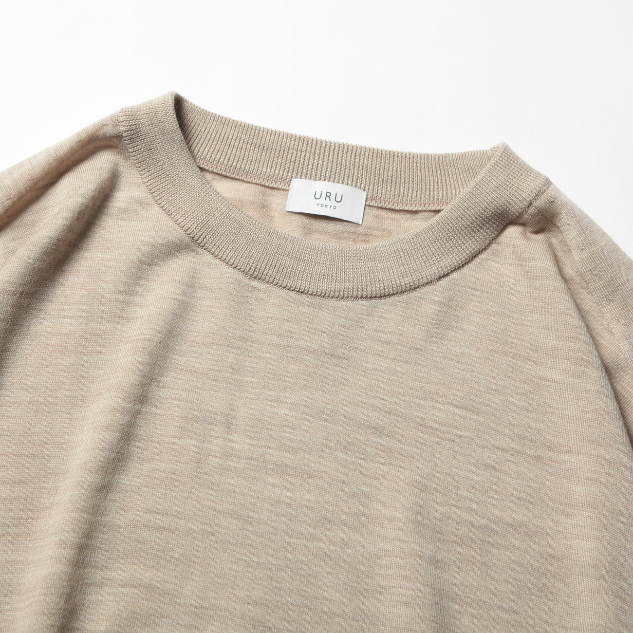 URU / ウル | 21GAUGE / CREW NECK KNIT - L.Beige | 通販 - 正規取扱店 | COLLECT STORE  / コレクトストア