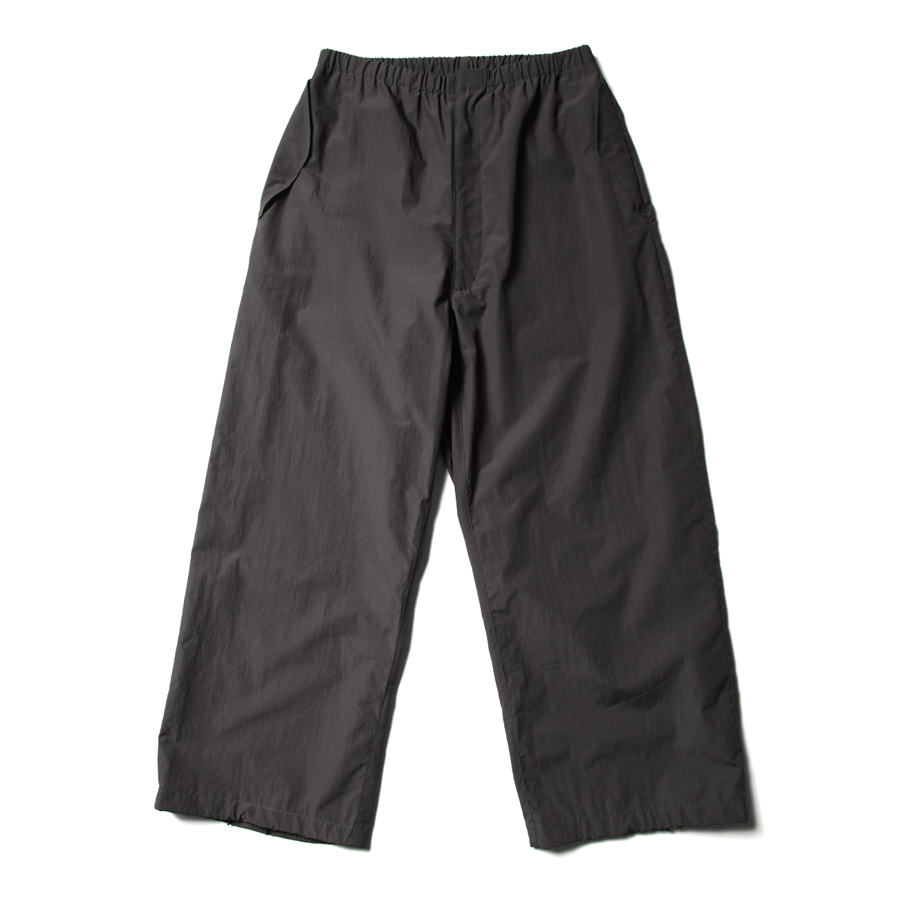 MILITARY WIDE EASY OVER PANTS - Charcoal