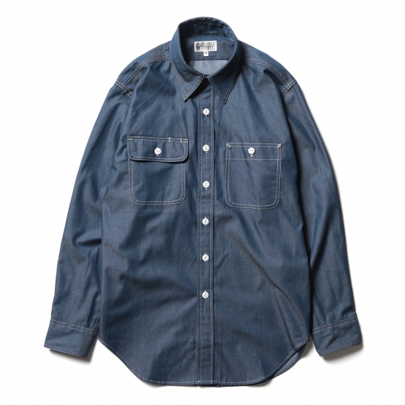 【値下げ】ENGINEERED GARMENTS ライトウェイトデニムシャツ 値下げ】ENGINEERED GARMENTS ライトウェイトデニムシャツ