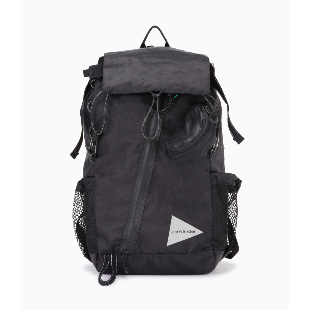 and wander / アンドワンダー | ECOPAK 30L backpack - Black | 通販