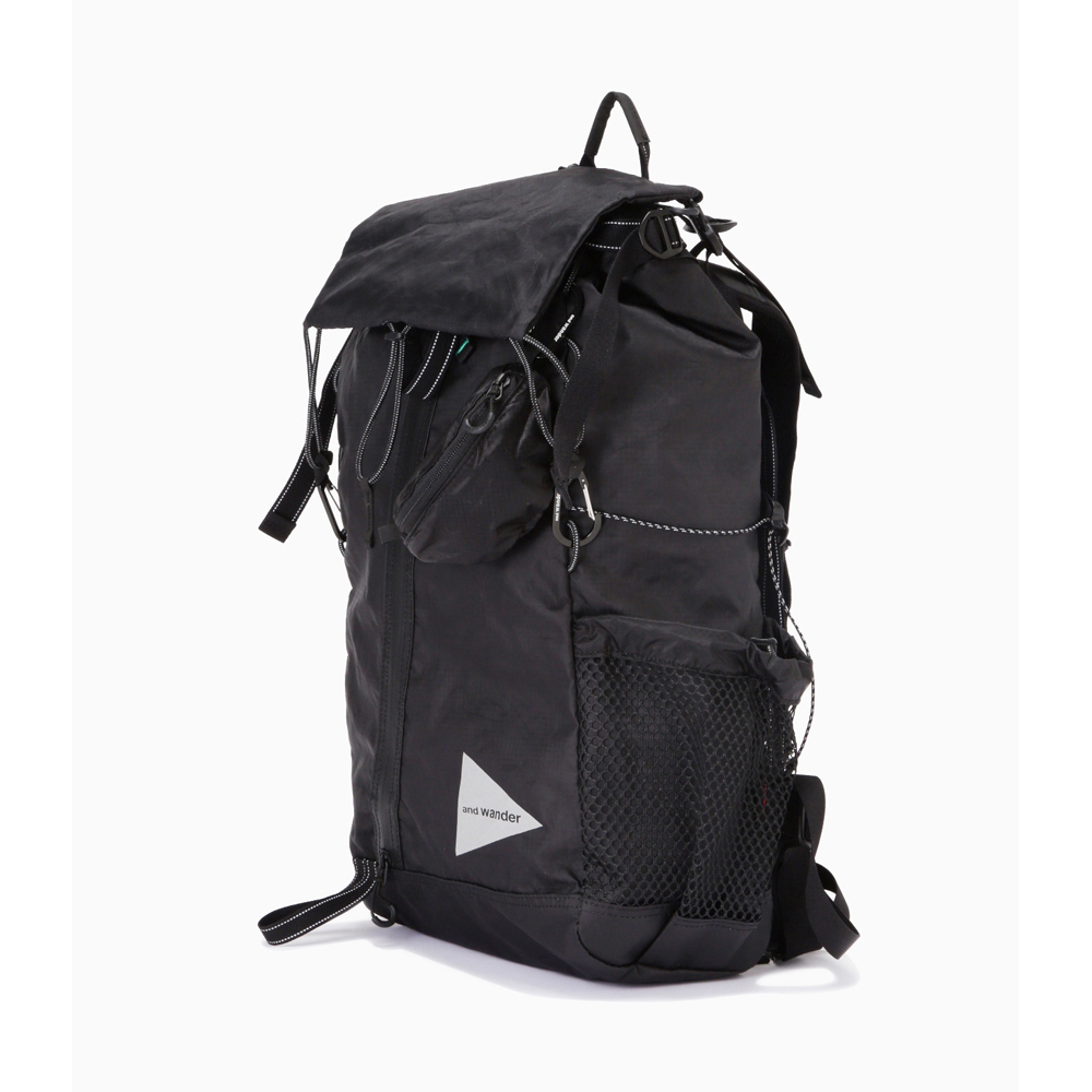 アンドワンダーand wander ECOPAK 30Lbackpackブラック and wander / アンドワンダー | ECOPAK 30L backpack - Black