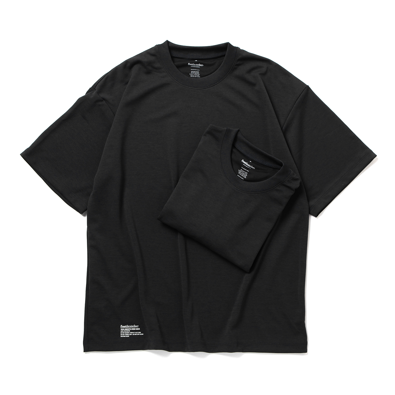 FreshService / フレッシュサービス | 2-PACK TECH SMOOTH CREW NECK