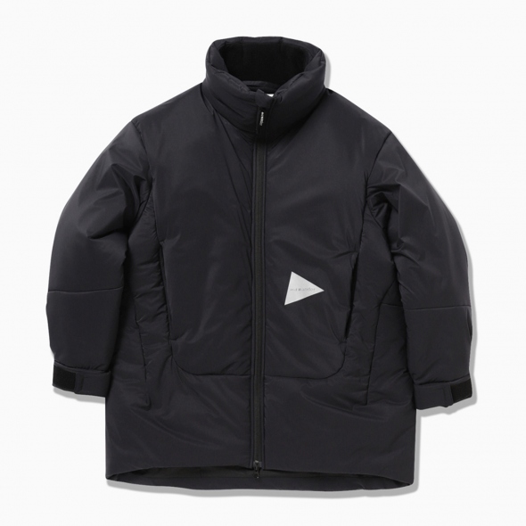 and wander / アンドワンダー | top fleece coat - charcoal | 通販