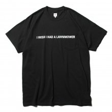 RANDT / アールアンドティー | Printed Short Sleeve T-Shirt - I Wish - Black