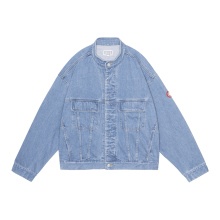 C.E / シーイー | WASHED NEP DENIM TRUCKER JACKET - Indigo