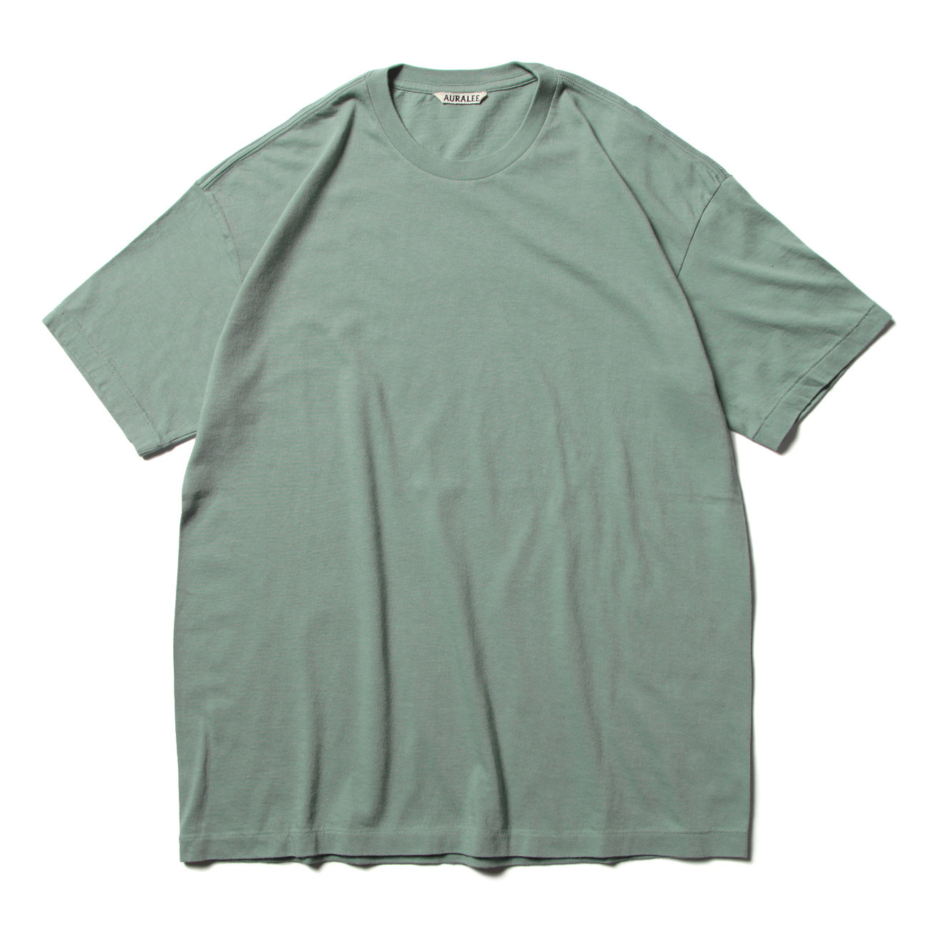 AURALEE / オーラリー | SEAMLESS CREW NECK TEE (メンズ) - Teal