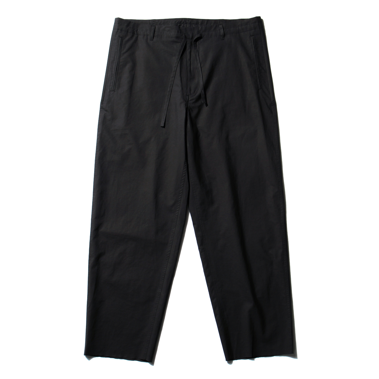 SELVEDGE WEATHER CLOTH EASY PANTS (メンズ) - Ink Black
