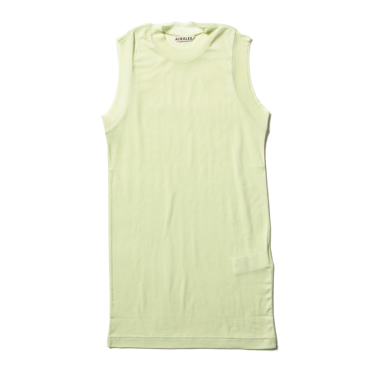 GIZA SUPER HIGH GAUGE SHEER RIB TANK (レディース) - Light Green