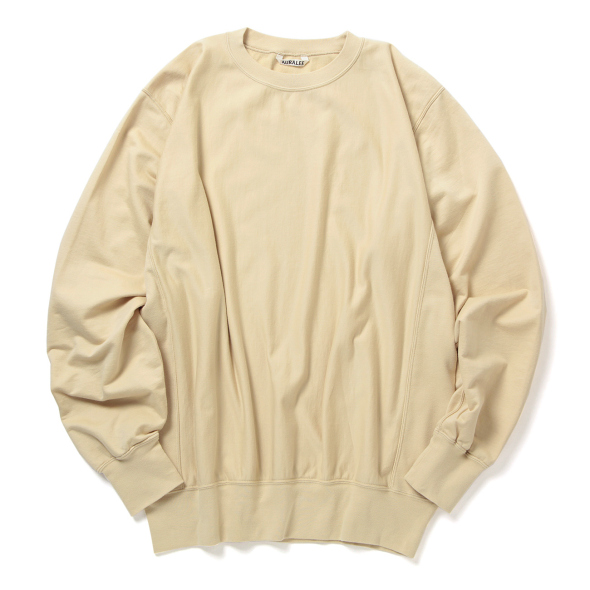 AURALEE / オーラリー | ELASTIC HIGH GAUGE SWEAT P/O (メンズ) - Light Beige | 通販 -  正規取扱店 | COLLECT STORE / コレクトストア