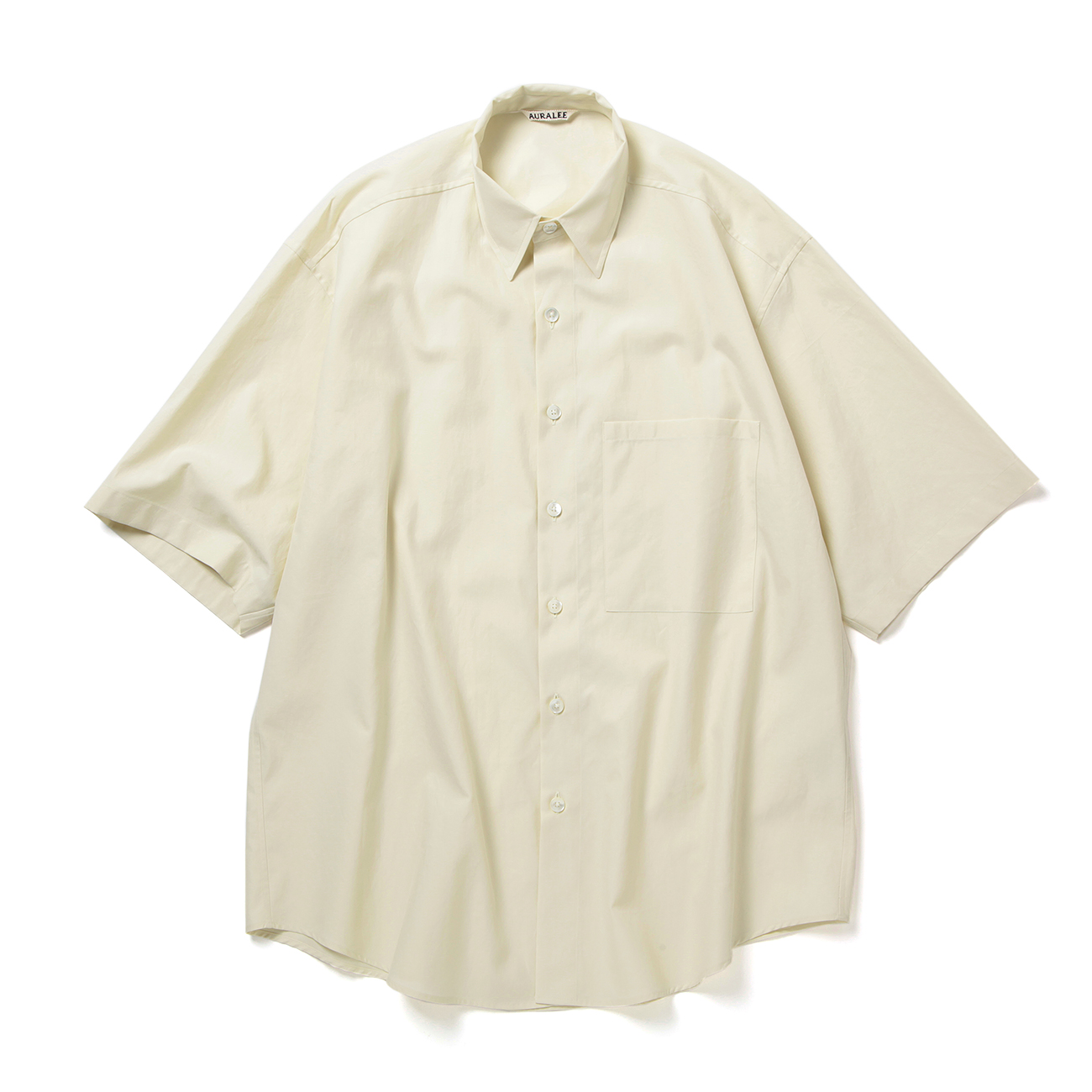 AURALEE / オーラリー　WASHED FINX TWILL SHIRT AURALEE(オーラリー) WASHED FINX TWILL BIG SHIRT (A25AS02TN