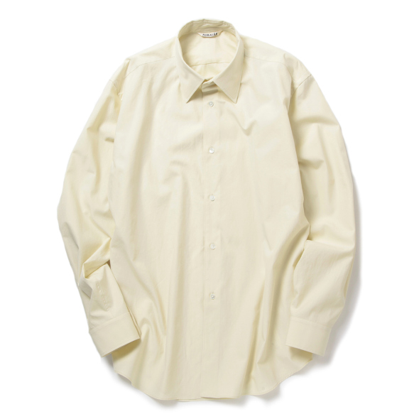 AURALEE / オーラリー | WASHED FINX TWILL SHIRT (メンズ) - Light