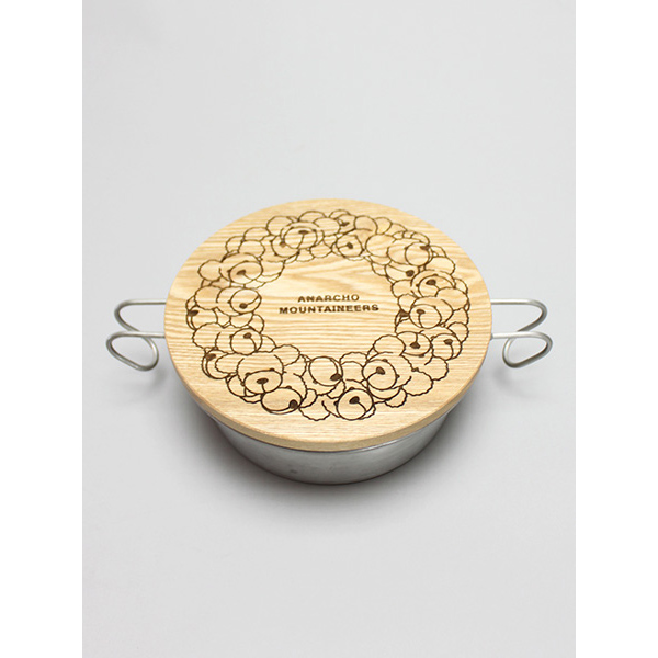 RESEARCH | Anarcho Cups 034 - Wood Lid (for Bowl) / Bear Wreath