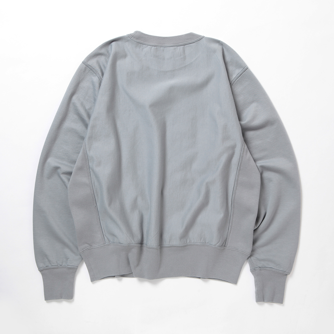 ELASTIC HIGH GAUGE SWEAT P/O (レディース) - Blue Gray