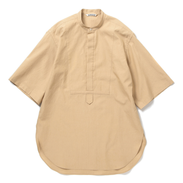 AURALEE / オーラリー | WASHED FINX TWILL HALF SLEEVED P/O SHIRT (レディース) - Light  Brown | 通販 - 正規取扱店 | COLLECT STORE / コレクトストア