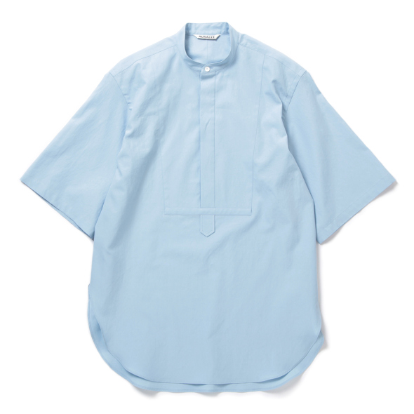 AURALEE / オーラリー | WASHED FINX TWILL HALF SLEEVED P/O SHIRT (レディース) - Sax  Blue | 通販 - 正規取扱店 | COLLECT STORE / コレクトストア