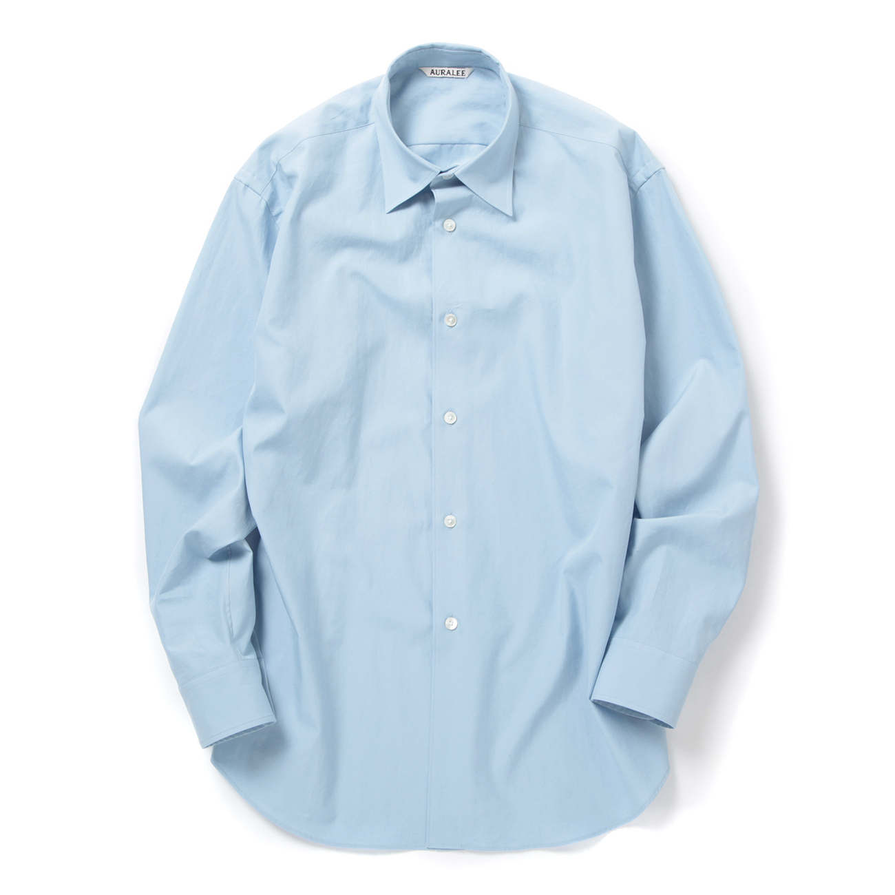 AURALEE / オーラリー | WASHED FINX TWILL SHIRT (レディース) - Sax
