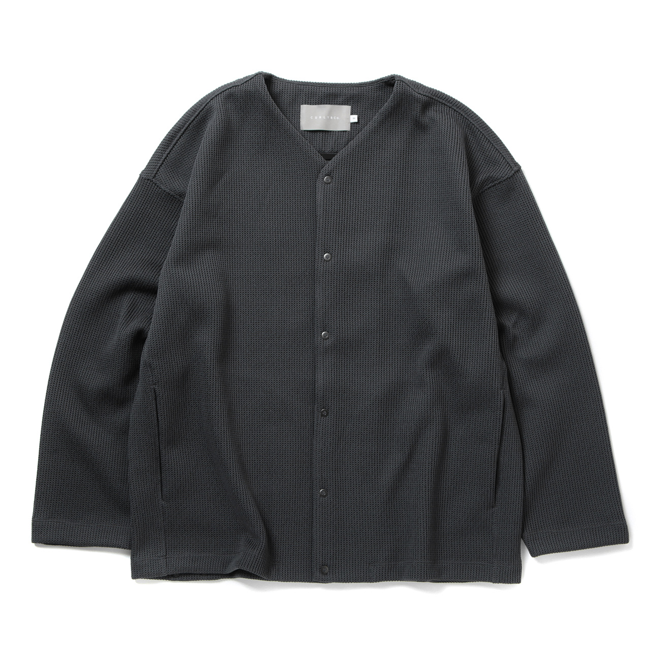 CURLY / カーリー | SNAP-BUTTON CARDIGAN dry knit - Gray | 通販