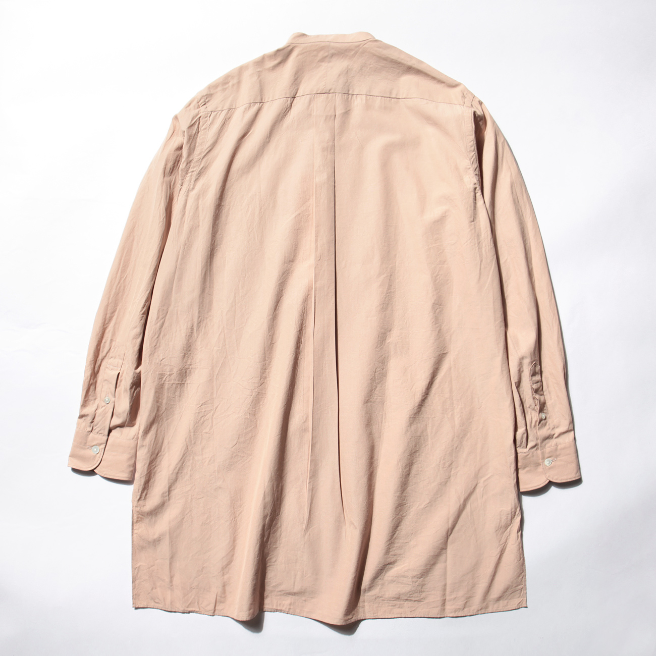 COMOLI / コモリ | バンドカラーシャツ - Sand Pink | 通販 - 正規取扱