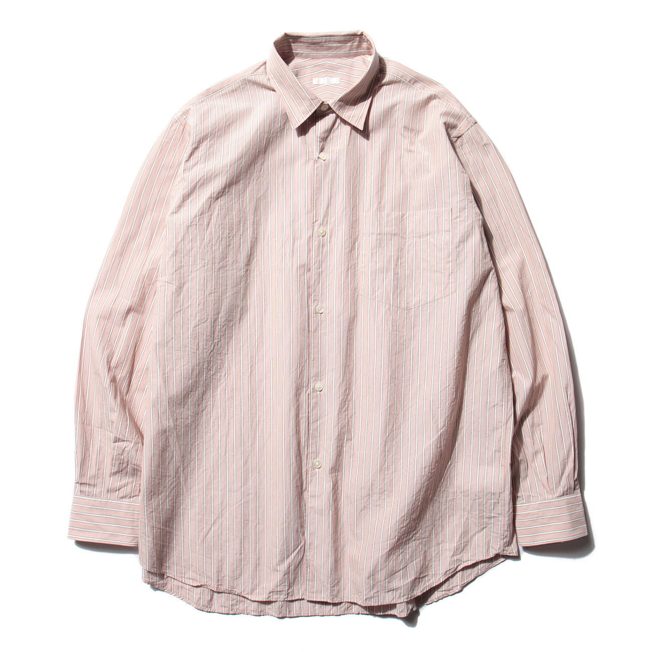 COMOLI / コモリ | コモリシャツ - Pink Stripe | 通販 - 正規取扱店 ...