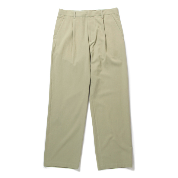 AURALEE / オーラリー | HARD TWIST COTTON SILK VIYELLA SLACKS