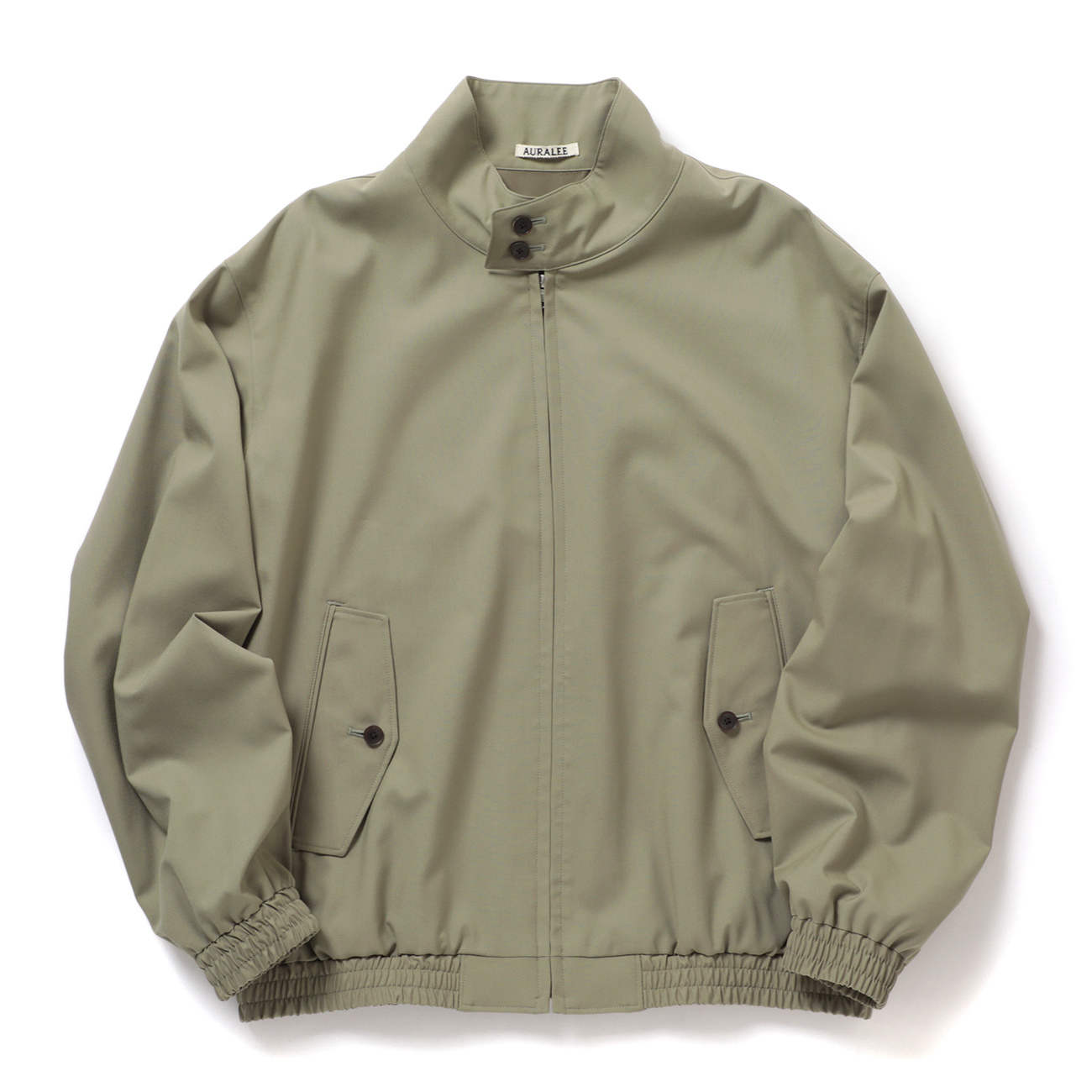 ULTRA FINE TROPICAL WOOL ZIP BLOUSON