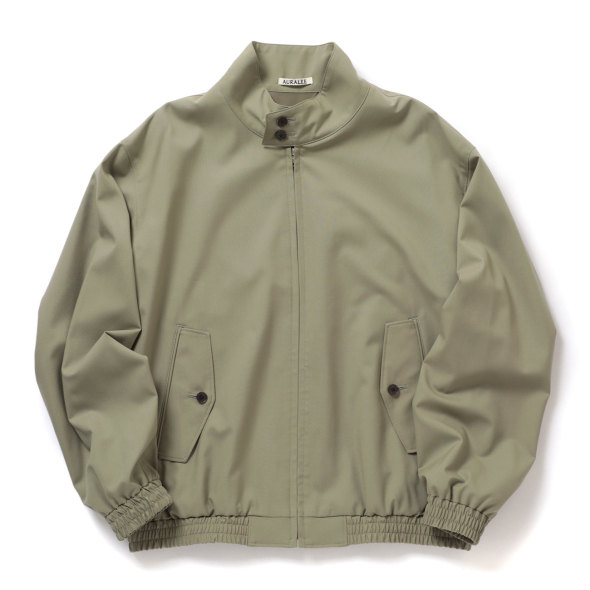 AURALEE / オーラリー | ULTRA FINE TROPICAL WOOL ZIP BLOUSON