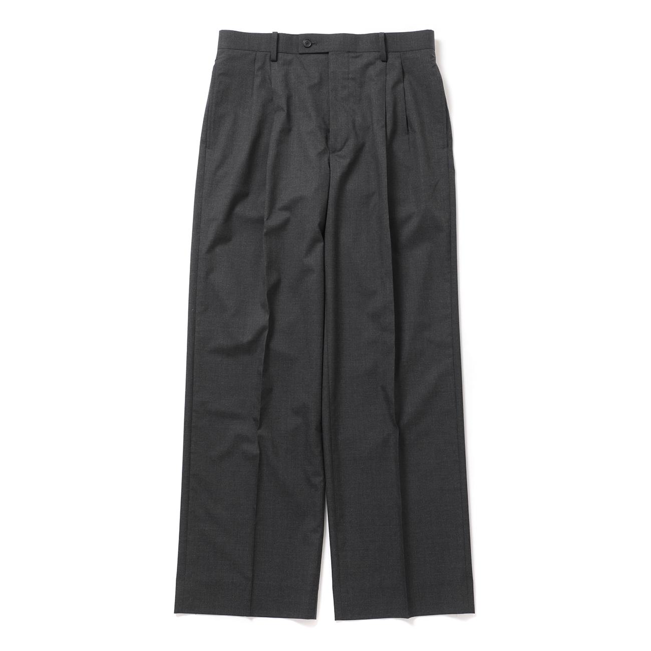 値下げ【オーラリー】SUPERFINEWOOLCOTTONTWILLSLACKS AURALEE / オーラリー | ULTRA FINE TROPICAL WOOL TWO-TUCK SLACKS