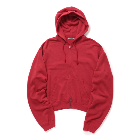 AURALEE / オーラリー | HIGH TWIST LIGHT SWEAT ZIP PARKA (メンズ