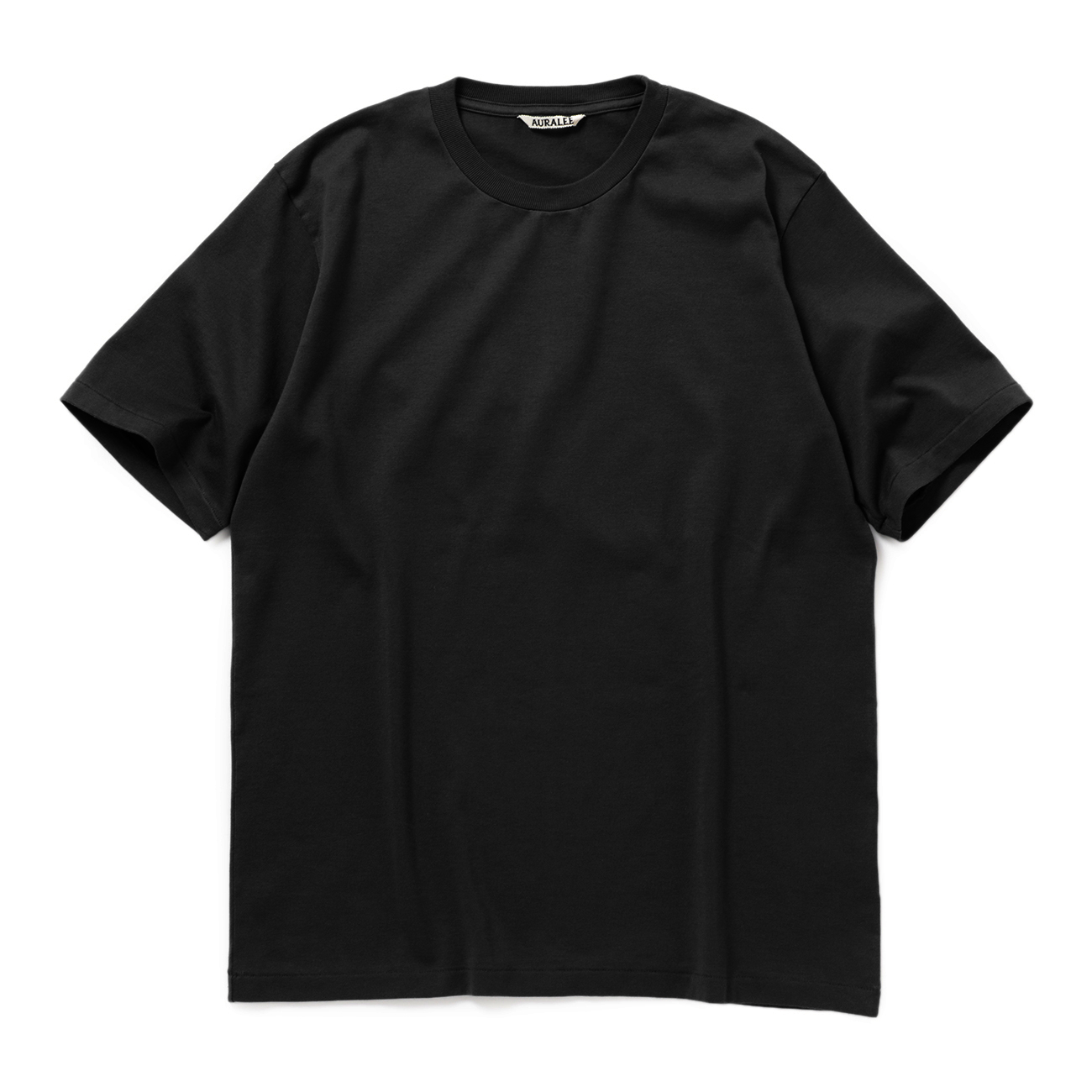 AURALEE / オーラリー | LUSTER PLAITING TEE (メンズ) - Black | 通販