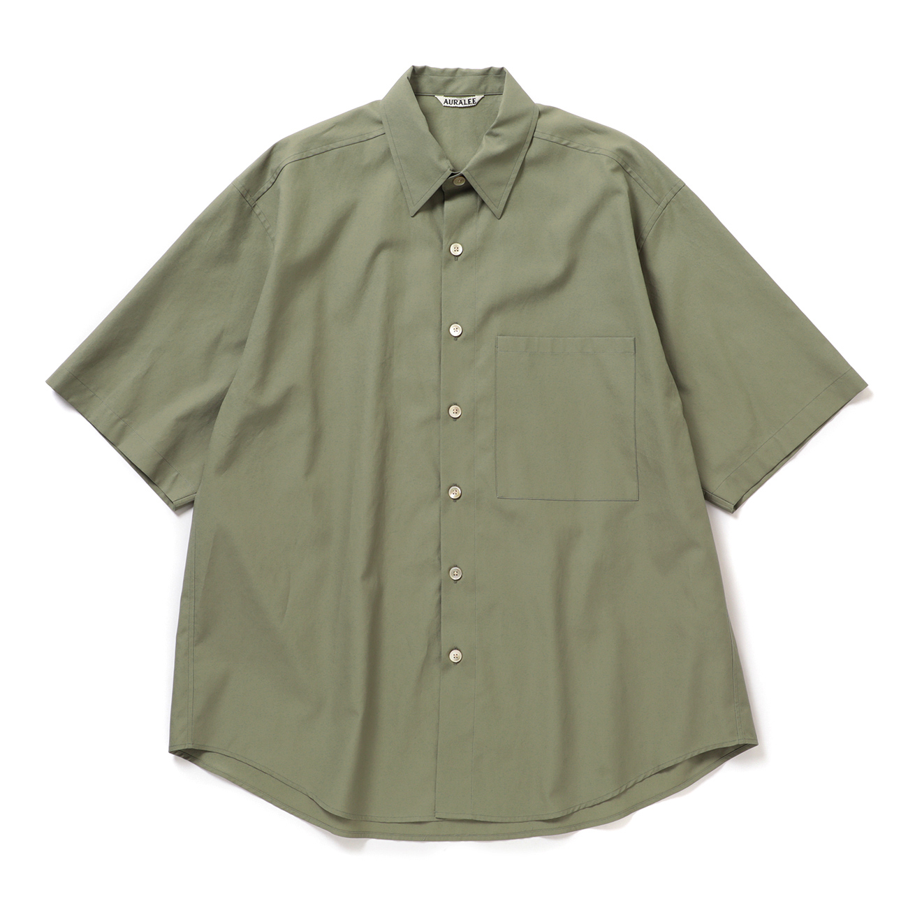BOWTE バウト 24SS FINX COTTON FRILL DRESS SHIRT ショートスリーブシャツ 241-01-0014 カーキブラウン系 F FREAK'S STORE（フリークスストア） ブラウス シャツ Foxfire