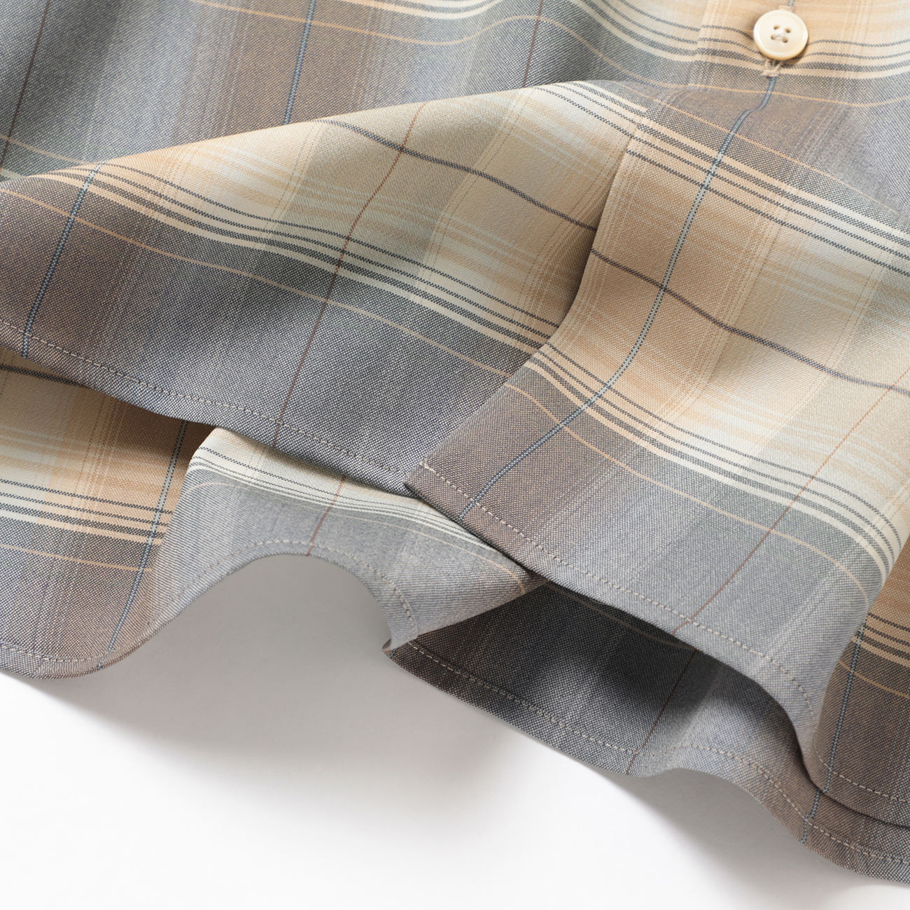 AURALEE / オーラリー | SUPER LIGHT WOOL CHECK SHIRT (メンズ