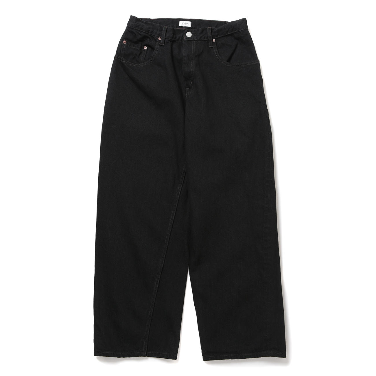 CIOTA / シオタ | Baggy 5 Pocket Pants - Black (One Wash) | 通販 
