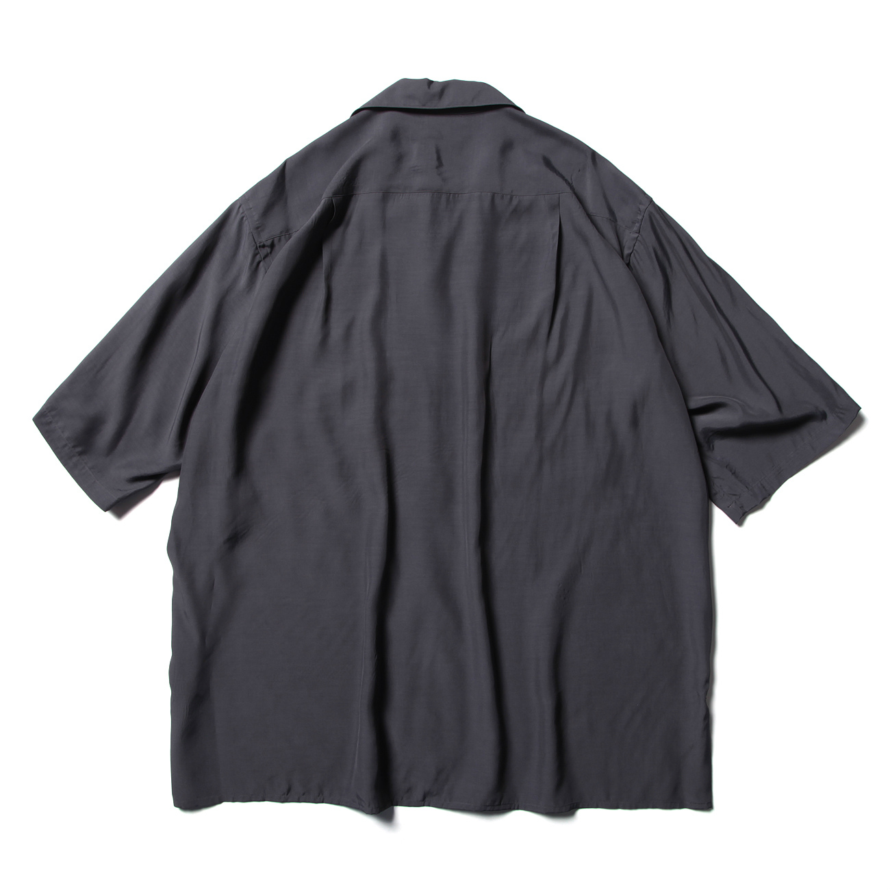 YOKE / ヨーク | HALF SLEEVES BIG FLAP SHIRT - Fog Navy | 通販