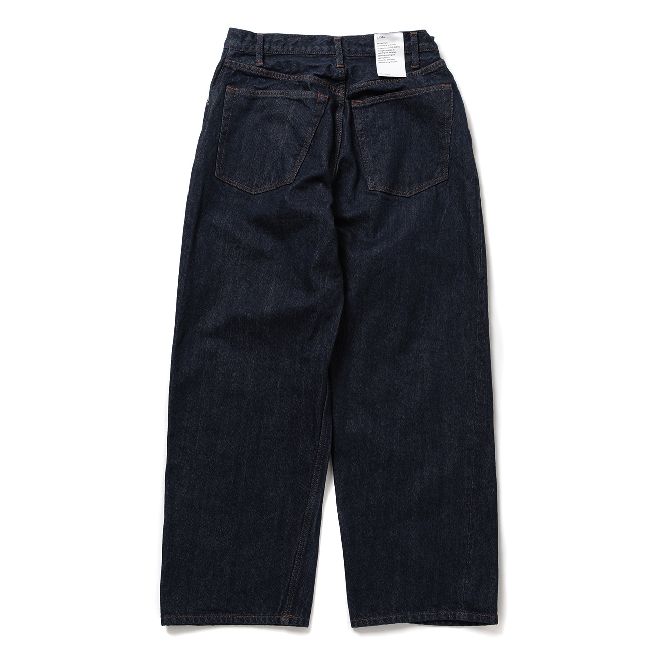CIOTA / シオタ | Baggy 5 Pocket Pants - Dark Navy (One Wash