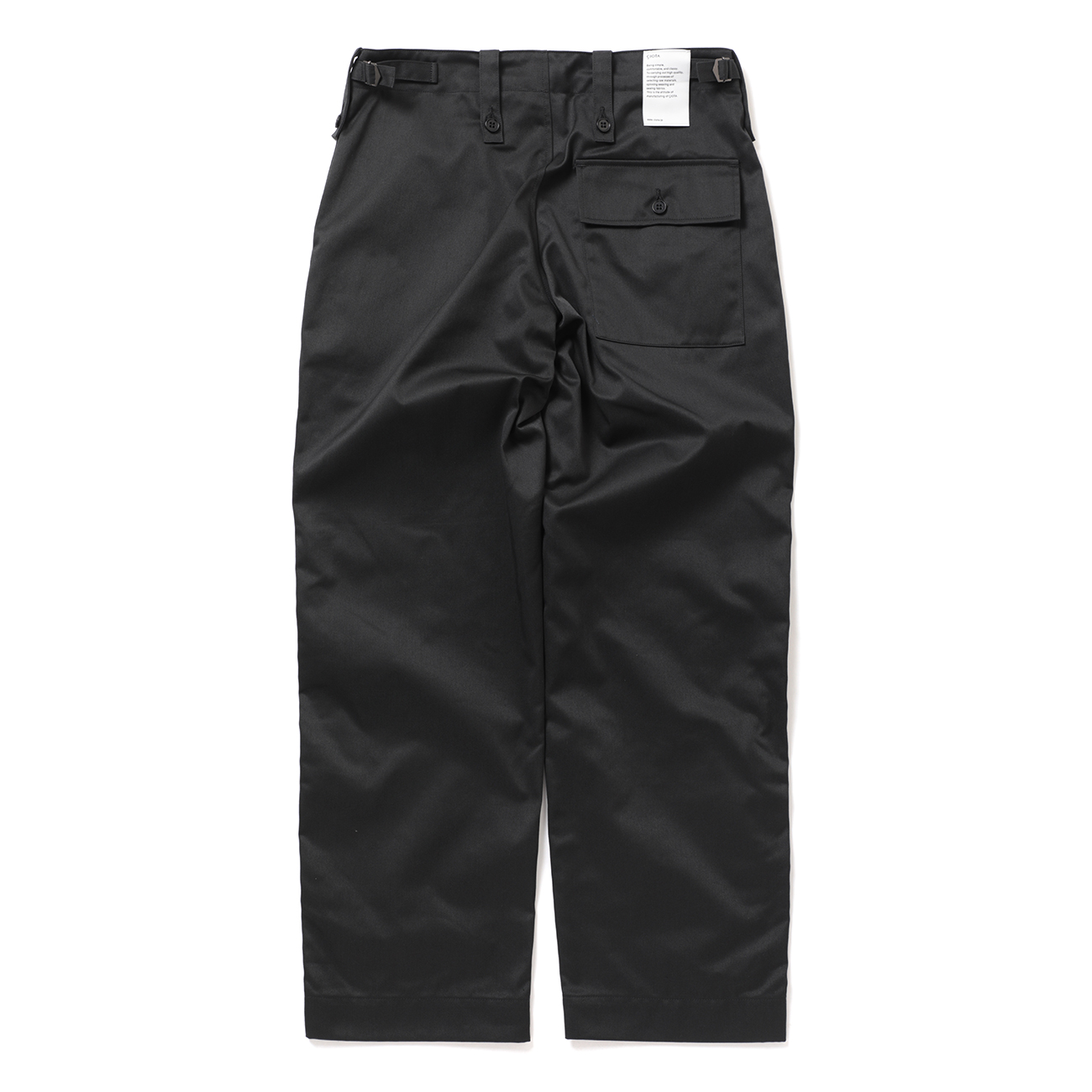 CIOTA / シオタ | BRITISH ARMY FATIGUE PANTS - Black | 通販 - 正規