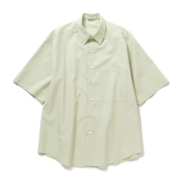 AURALEE / オーラリー | WASHED FINX TWILL BIG HALF SLEEVED