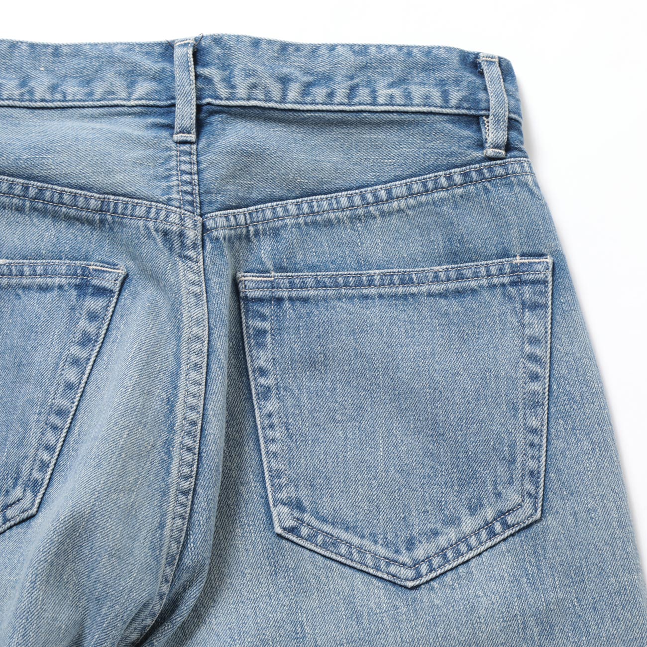 AURALEE / オーラリー | SELVEDGE FADED LIGHT DENIM PANTS