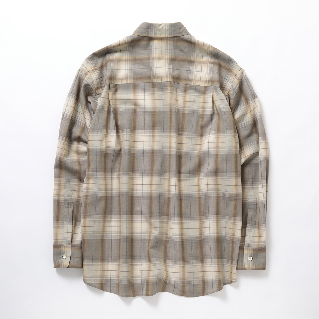 AURALEE / オーラリー | SUPER LIGHT WOOL CHECK SHIRT (メンズ