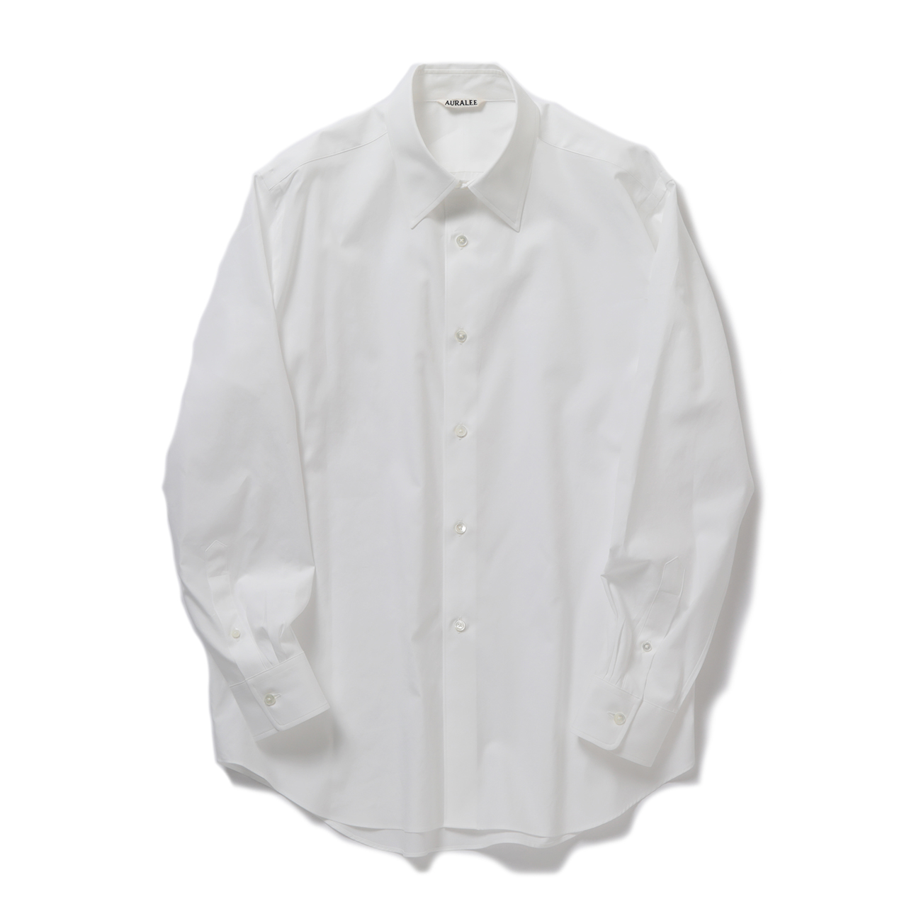AURALEE WASHED FINX TWILL SHIRT 3 シャツ Washed Finx Twill Shirt(3(MEN) Blue/ブルー): AURALEE