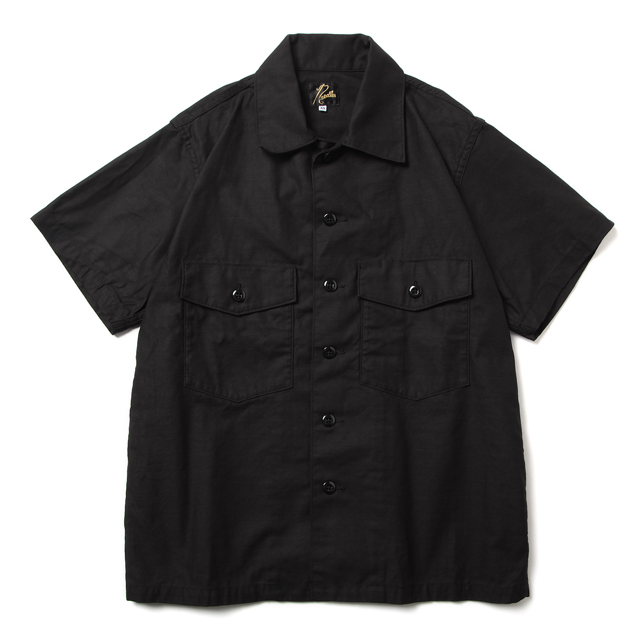 S/S Fatigue Shirt - Backsateen - Black
