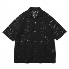Cabana Shirt - C/PE/R Lace Cloth / Flower - Black