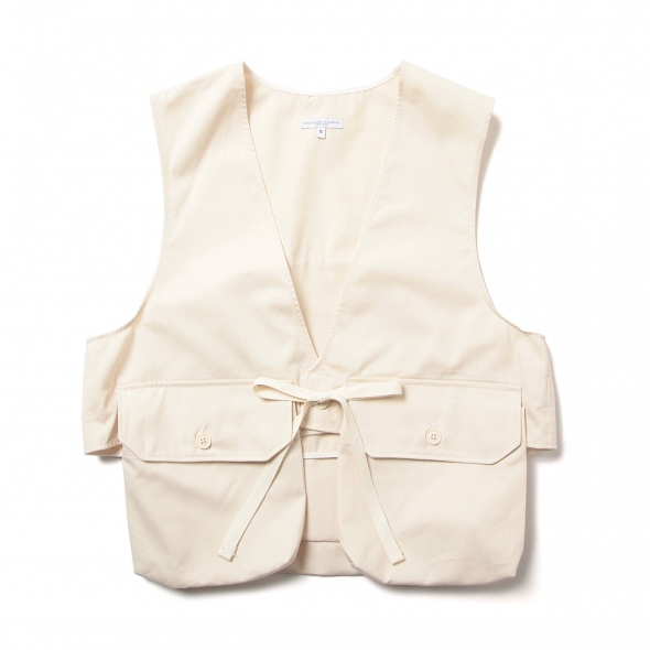 Fowl Vest - 6.5oz Flat Twill - Natural