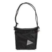 and wander / アンドワンダー | crispy rip sacoche - Black