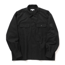 ENGINEERED GARMENTS / エンジニアドガーメンツ | Bowling Shirt - Polyester Mesh - Black